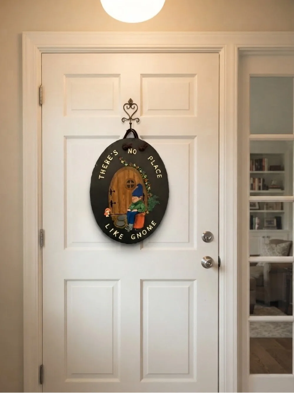 Hand-Painted Slate Wall Plaque 